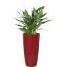 ARTEVASI - Pot santorini auto-arrosage 65cm rouge foncé 33 x 33 x h65 cm - 3,71l