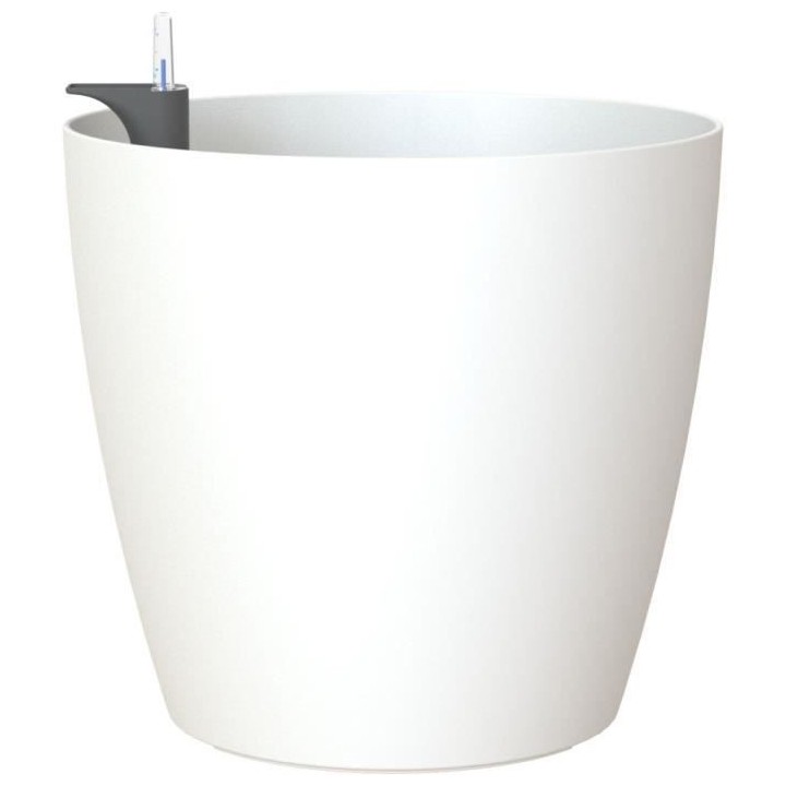 ARTEVASI - Pot san remo mate 30cm auto-arrosage blanc 30 x 30 x h27,3