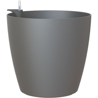 ARTEVASI - Pot san remo mate 36cm auto-arrosage anthracite 36 x 36 x h