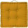 Coussin de sol - 40 x 40 x 8 cm - Ocre