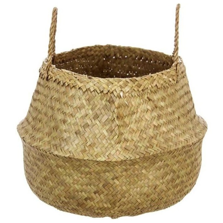 Panier Seagrass Pli Naturel