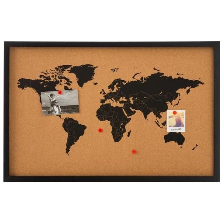 Tableau mémo en liege - 38 x 58 cm - Marron