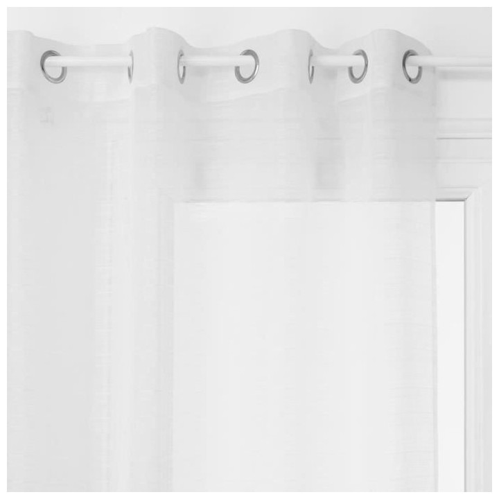 Voilage Louis - 140 x 240 cm - Blanc
