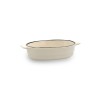 Casserole Quid Cocco Ovale Céramique Blanc (18 x 11 x 4 cm) (Pack 12x)