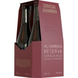 Bière Alhambra 4 x  330 ml...