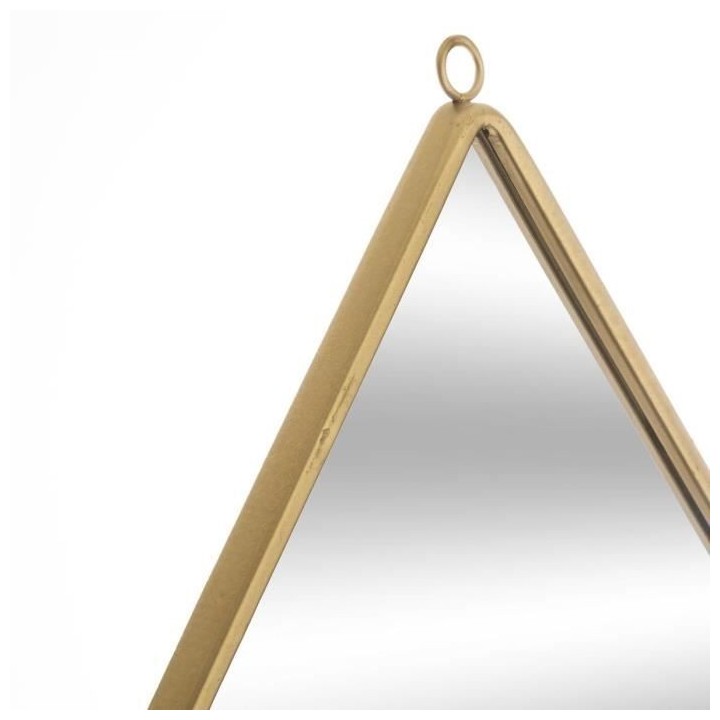 Miroir en forme de goutte - Métal - 28 x 39 cm