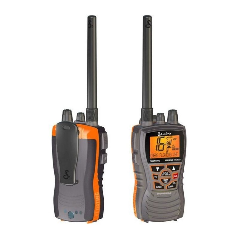 COBRA Radio VHF Marine Portable MR HH 350