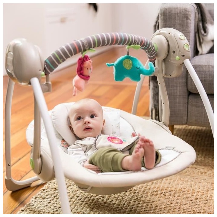 INGENUITY Balancelle bébé électrique Compacte - Kingdom