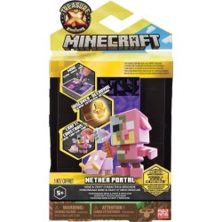 MOOSE TOYS - Nether portal dual craft - Tresor x Minecraft