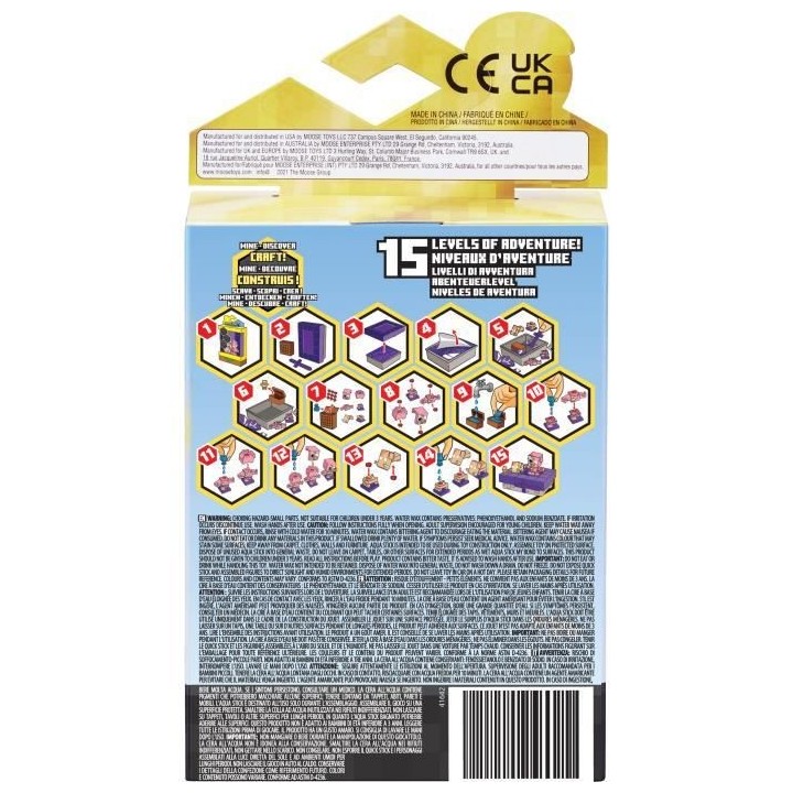 MOOSE TOYS - Nether portal dual craft - Tresor x Minecraft