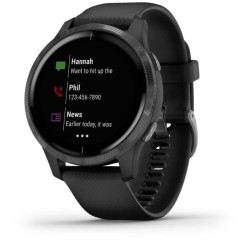 GARMIN Venu - Montre connectée GPS avec écran Amoled - Gray / Noir