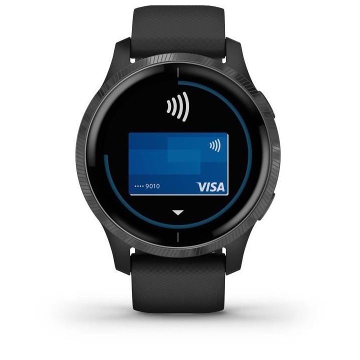 GARMIN Venu - Montre connectée GPS avec écran Amoled - Gray / Noir