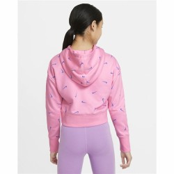 Sweat-shirt à capuche fille Nike Print Rose