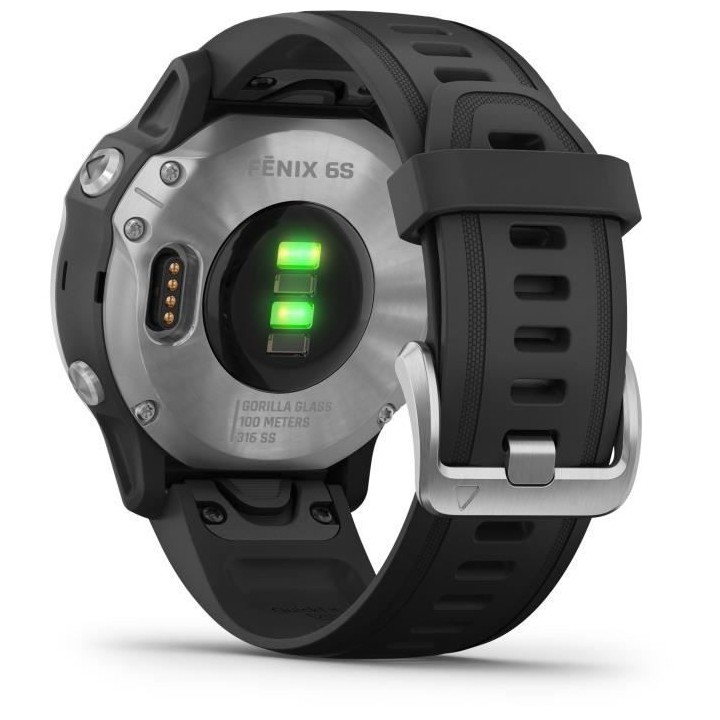 Garmin - Fenix 6S - Silver - Montre connectée GPS Multi-sports & Sant