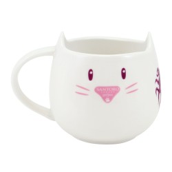 Lot Gorjuss Purrrrrfect love Tasse Dessous de verres 2 Pièces Céramique Léopard