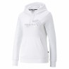 Sweat à capuche femme Puma Metallics Spark Blanc