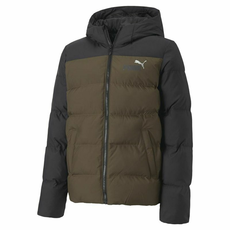 Veste de Sport pour Enfants Puma Colorblock Polyball Noir