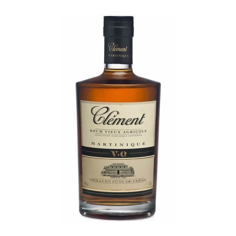 Rhum Clément VO - Rhum agricole vieux - 40%vol - 70cl