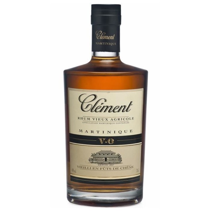 Rhum Clément VO - Rhum agricole vieux - 40%vol - 70cl