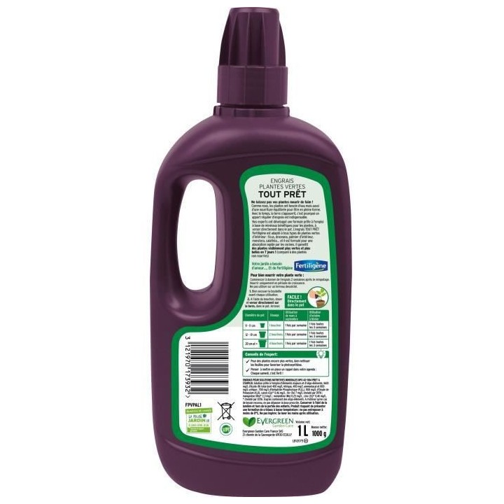 FERTILIGENE Engrais Plantes Vertes - 1 L
