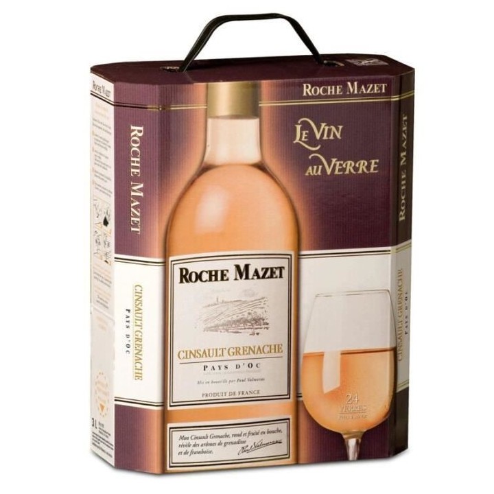 Roche Mazet IGP Pays d'Oc - Vin rosé du Languedoc - 3 L