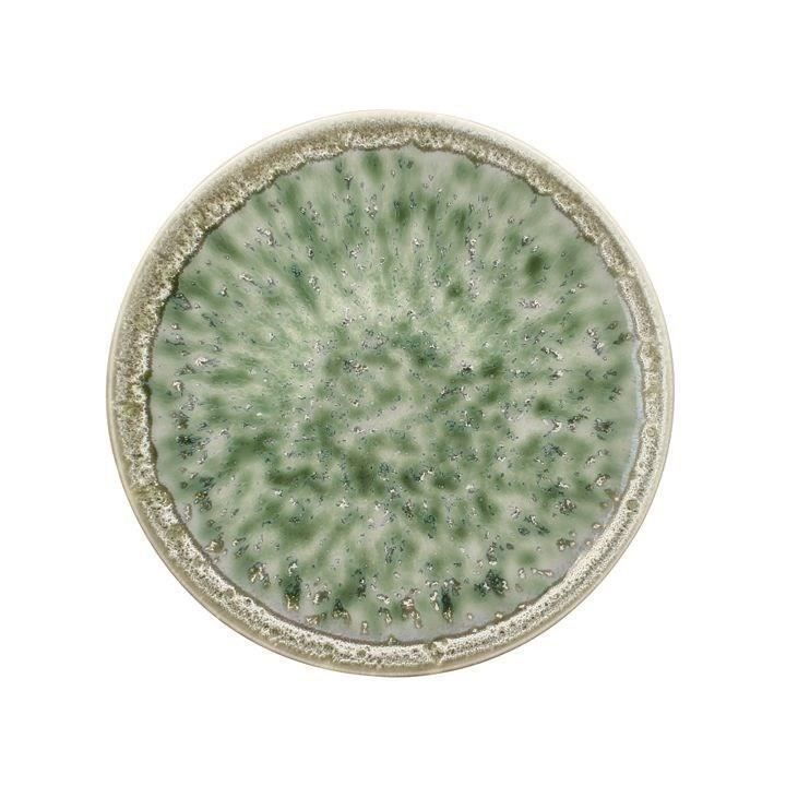 NOVASTYL - Jade - Lot de 6 Assiettes plates - Ø27 cm - Porcelaine - V