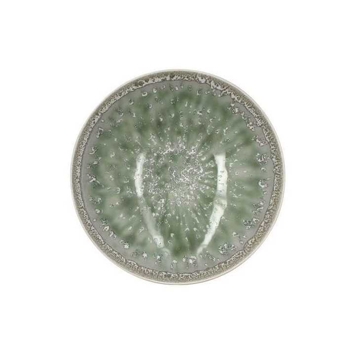 NOVASTYL - Jade - Lot de 6 Assiettes creuses - Ø21 cm - Porcelaine -