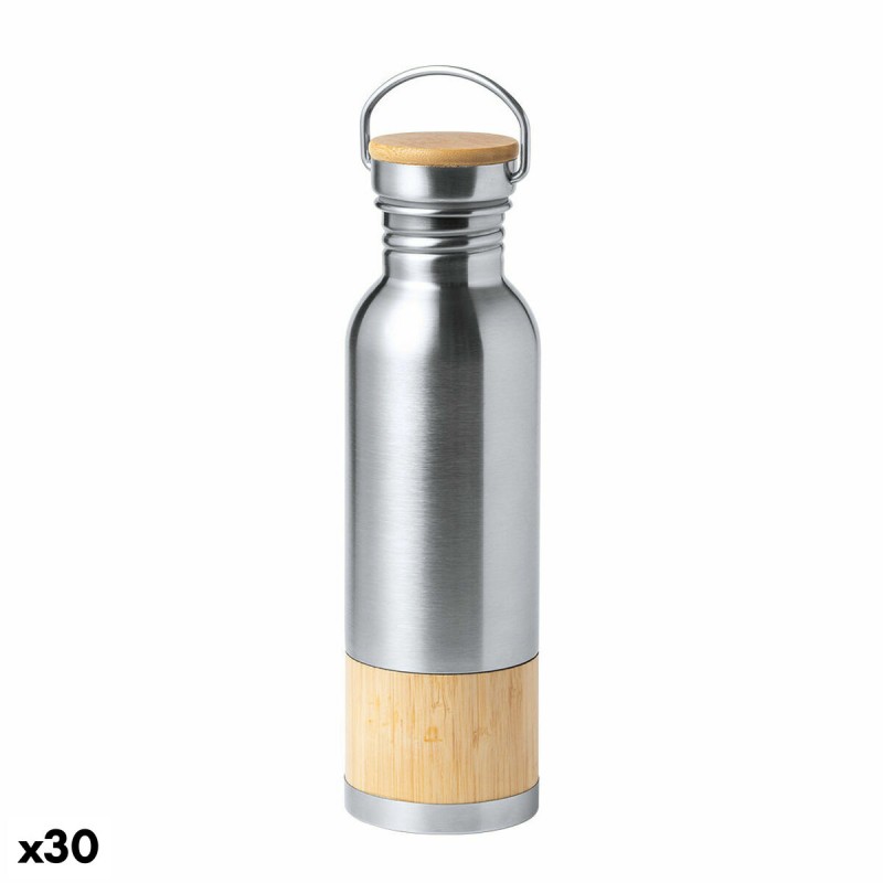 Bidon en Aluminium 141476 Acier inoxydable (800 ml) (30 Unités)