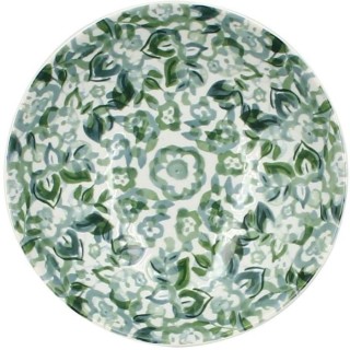 NOVASTYL - Millefleurs - Lot de 6 Assiettes creuses - Ø19 cm - Gres -