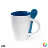 Tasse avec Cuillère Top Can Cap 149459 (350 ml) (36 Unités)