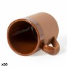 Tasse 142659 330 ml Faïence Marron (330 ml) (36 Unités)