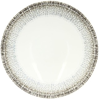 NOVASTYL - Alma - Lot de 6 Assiettes creuses - Ø19 cm - Gres - Blanc