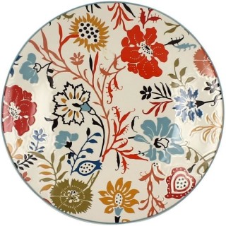 NOVASTYL - Jaipur - Lot de 6 Assiettes a desserts - Ø20 cm - Gres - D