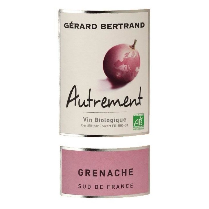 Gérard Bertrand Autrement Grenache Sauvignon IGP Pays d'Oc - Vin ros