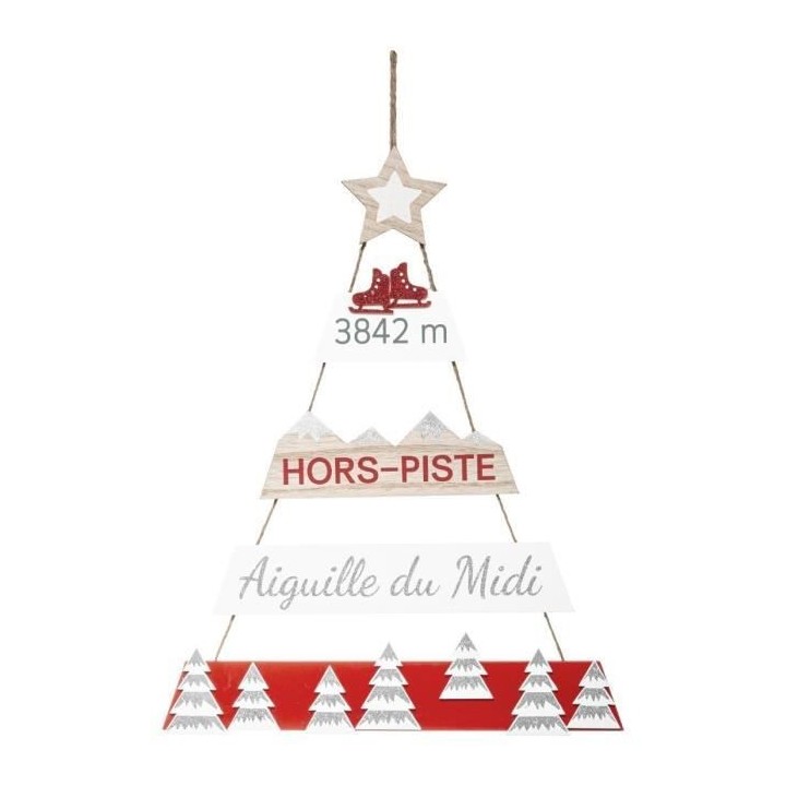 Pancarte Sapin hors piste - 70 cm