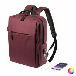 Sac à Dos pour Portable et Tablette avec Sortie USB VudúKnives 146473 Polyester 600D (20 Unités)