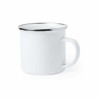 Tasse mug 146111 Vintage Métal Blanc (380 ml) (50 Unités)