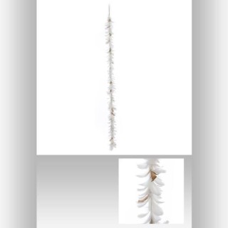 FEERIC LIGHTS & CHRISTMAS Guirlandes de Noël Plume - L 150 cm - Bicol