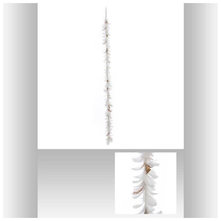 FEERIC LIGHTS & CHRISTMAS Guirlandes de Noël Plume - L 150 cm - Bicol