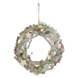 FEERIC LIGHTS & CHRISTMAS Couronne a suspendre avec des branches - 30