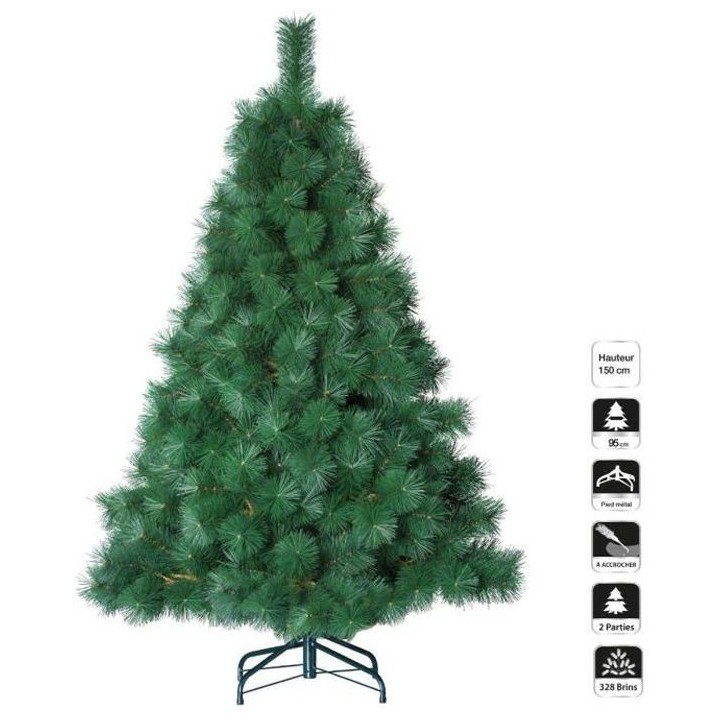 Sapin artificiel Nebraska Spruce - 150 cm - Vert