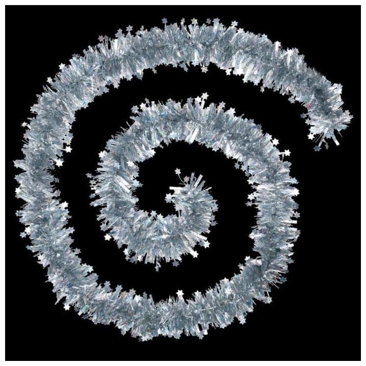 Guirlande étoiles laser 100 x 6 x 2 m - Argent