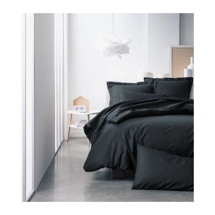 TODAY Drap plat 100% coton - 240x300 cm - Réglisse TODAY