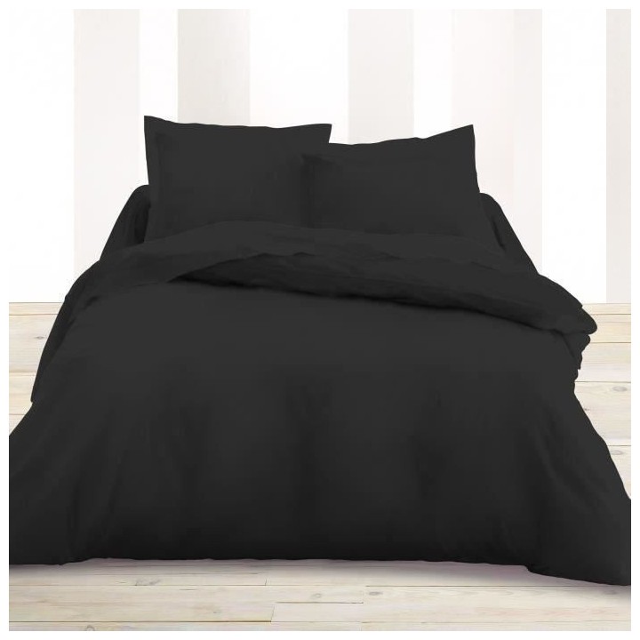 TODAY Drap plat 100% coton - 240x300 cm - Réglisse TODAY