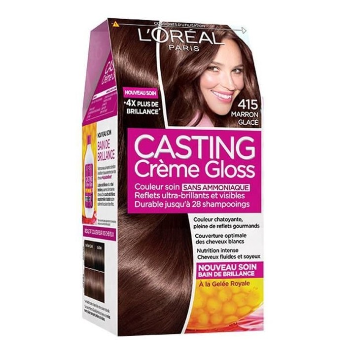 Creme Gloss Casting L'OREAL PARIS Coloration 4.15 Marron glacé