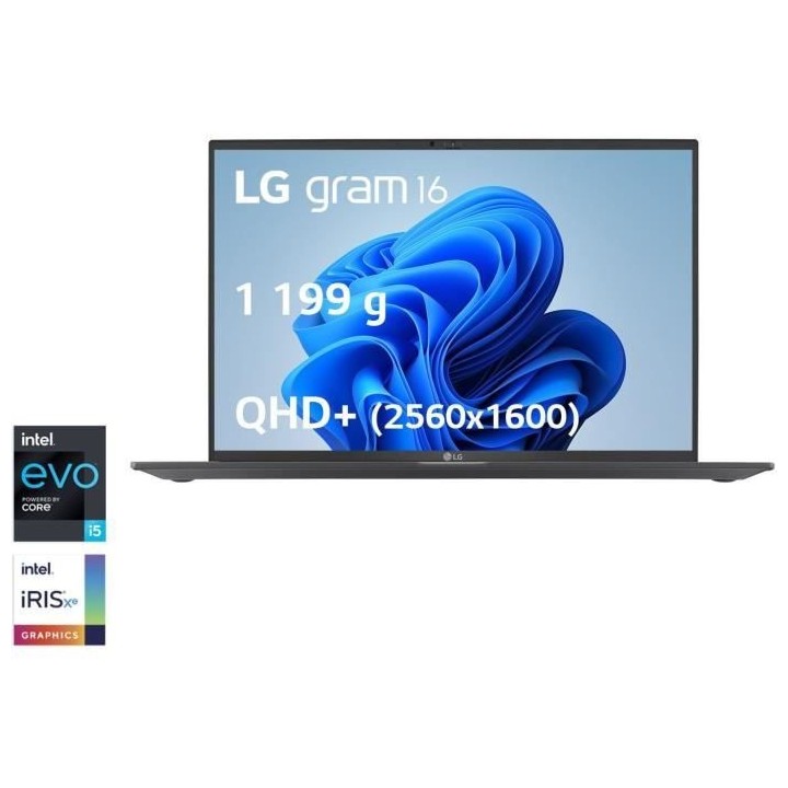 PC Ultra Portable - LG - Gram - 16Z90Q-G.AA56F - 16 FHD+ - Intel Core