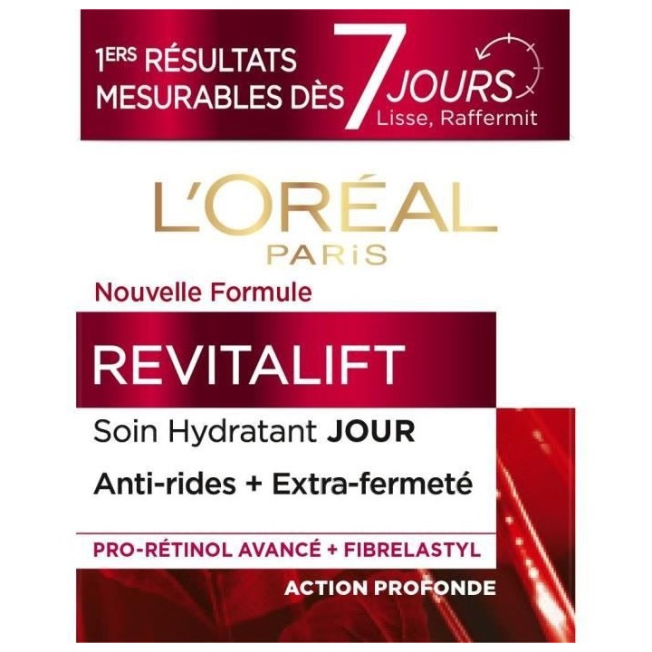 Soin hydratant Jour Expertise Revitalift L'OREAL PARIS - 50 ml