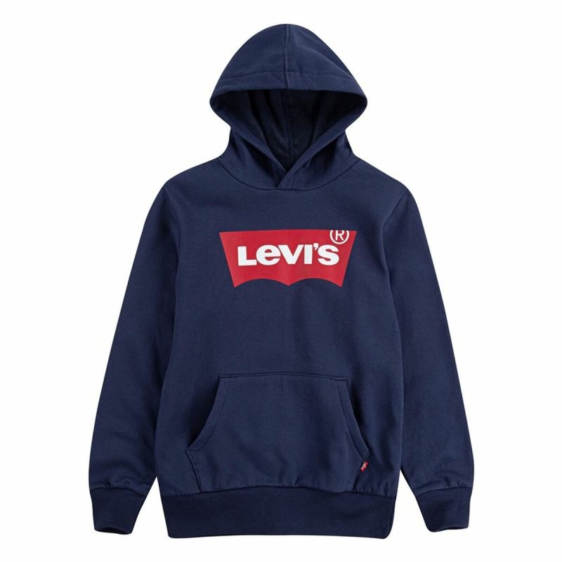 Sweat à capuche enfant S KNIT TOP Levi's 9E8778 Bleu foncé