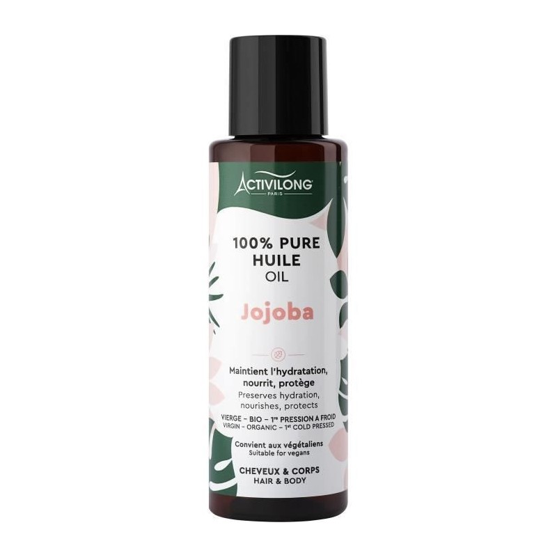 ACTIVILONG Pure huile de Jojoba - 100 ml