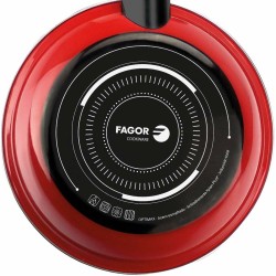 Poêle FAGOR Optimax Rouge Acier émaillé (Ø 28 cm)